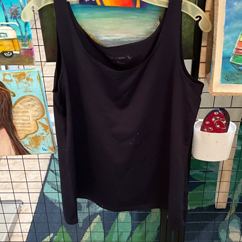 Susan Graver Classic Black Tank Top